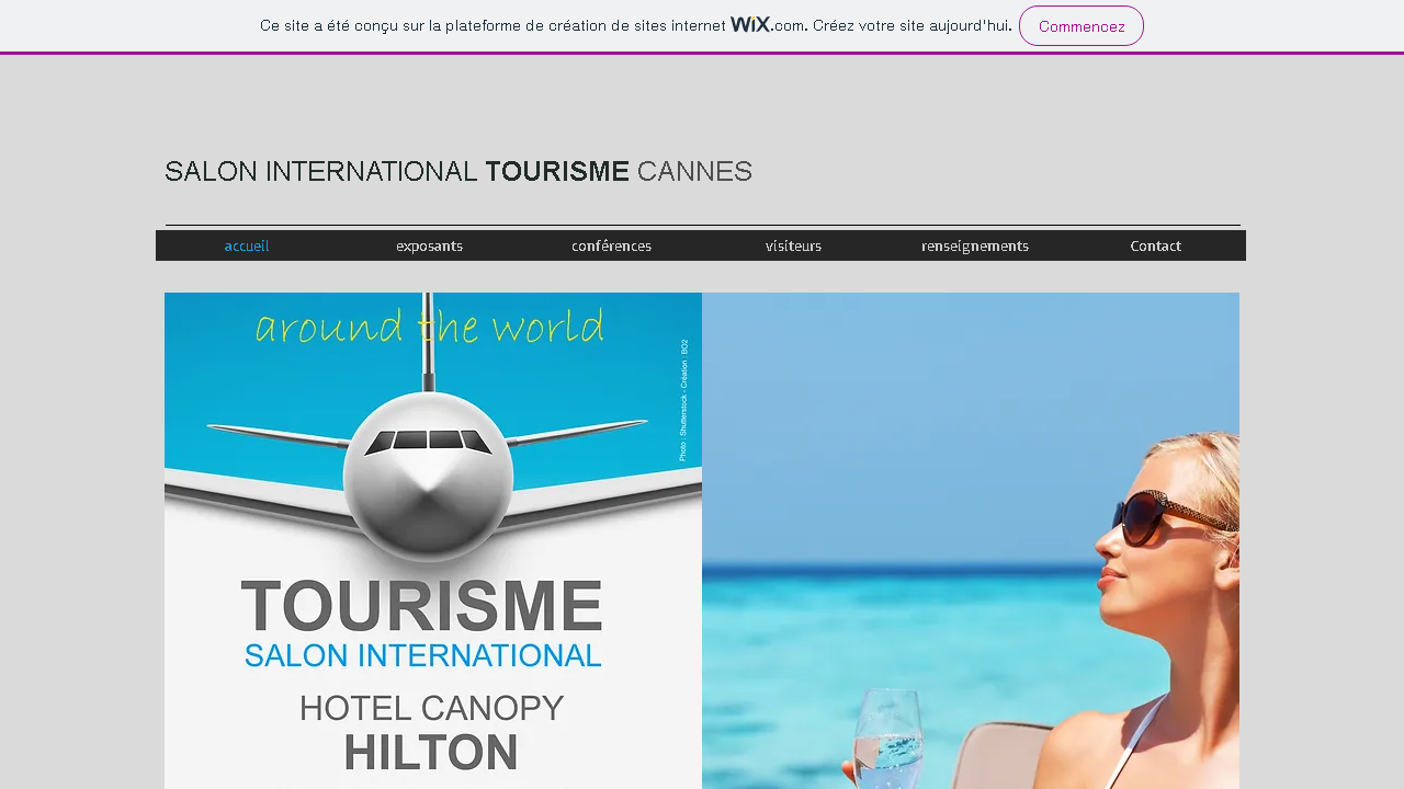 Capture d'écran de http://salonbo2.wix.com/salontourisme-cannes